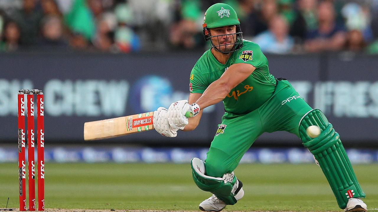 Marcus Stoinis was blasting balls all over the ground against the Sixers. Picture: Getty Images