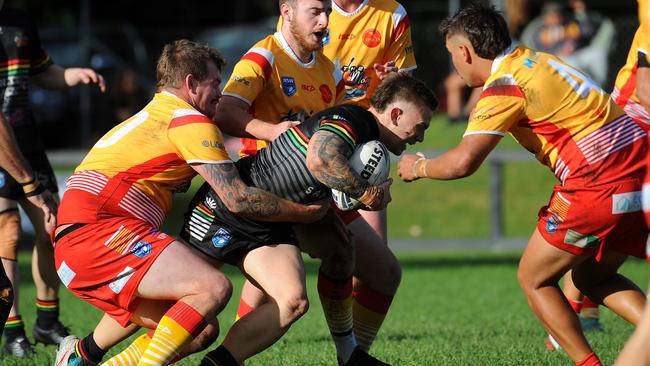 Sawtell Panthers vs Coffs Harbour Comets in round five of the 2024 Group 2 Rugby League competition at Rex Hardaker Oval on May 19, 2024. Picture: Leigh Jensen