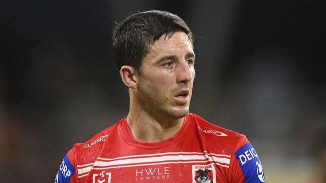 Flanagan’s first test will be to convince Ben Hunt to stay after the Dragons skipper requested an immediate release. Picture: Ian Hitchcock/Getty Images