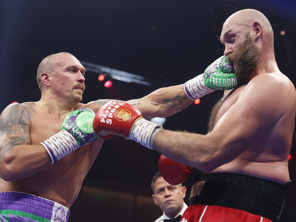 Oleksandr Usyk defeated Tyson Fury. Picture: Richard Pelham/Getty Images