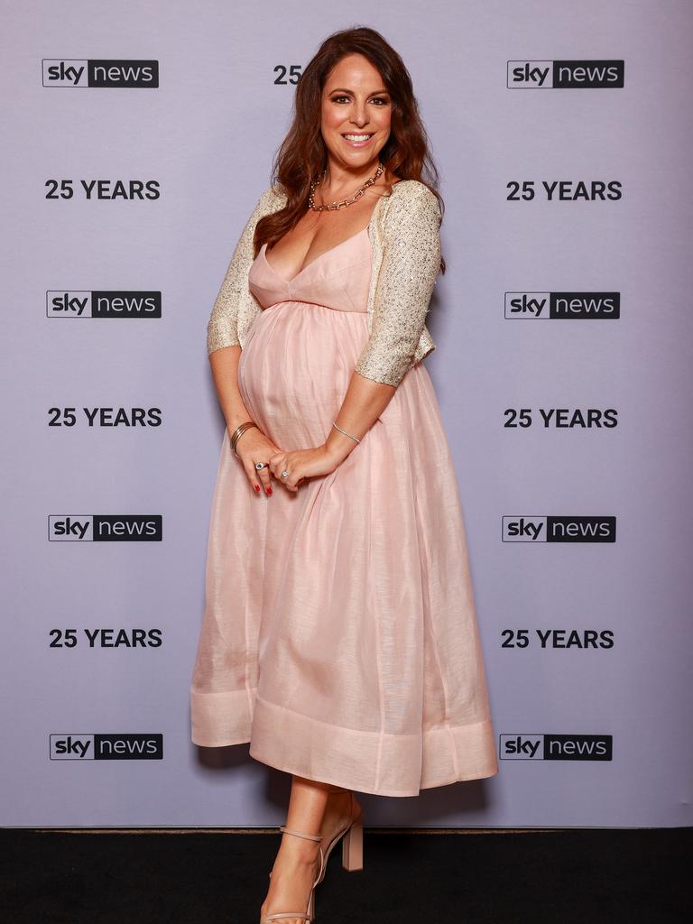 Sharri Markson, at the Sky News 25th Anniversary celebration, at Bennelong Restaurant. Picture: Justin Lloyd.