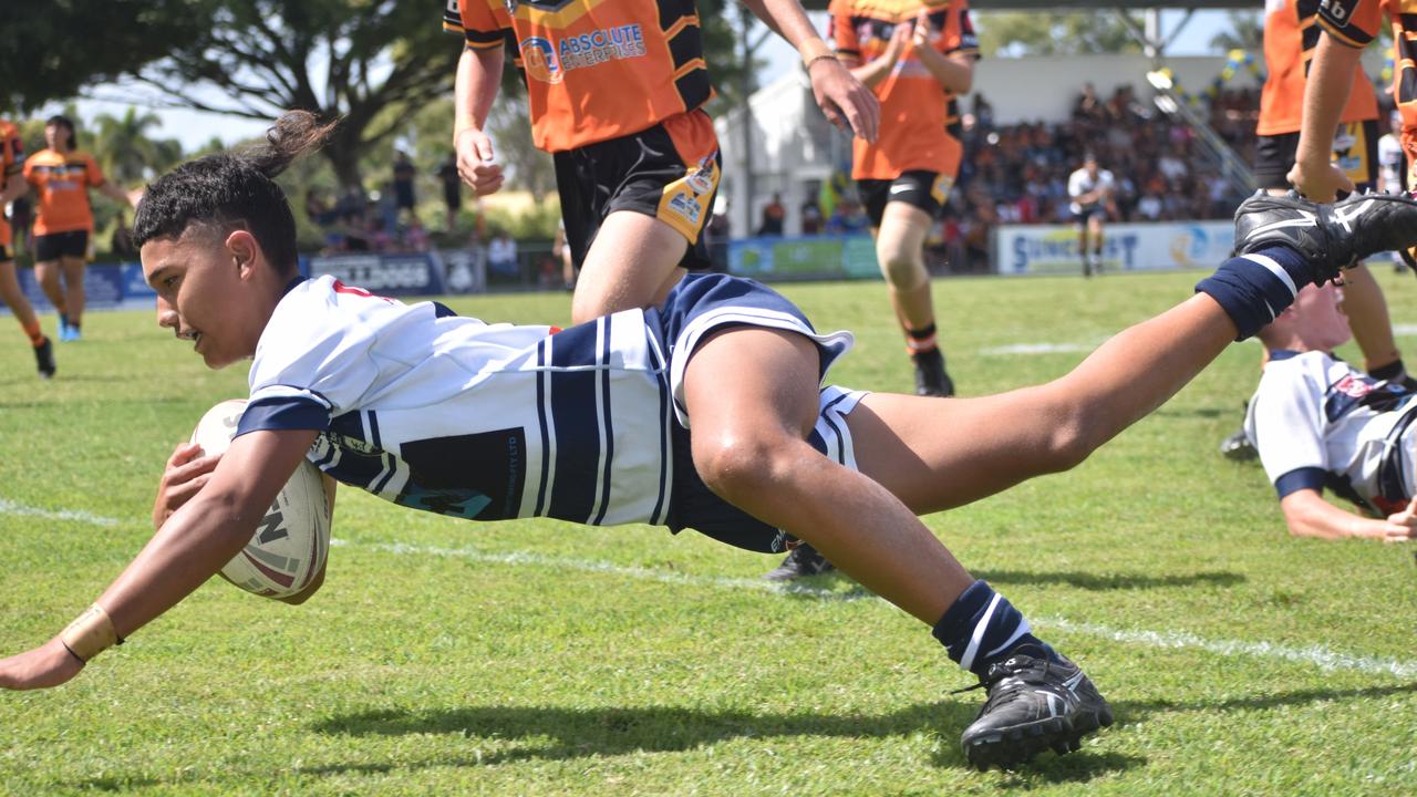 Mareikura Sellars-Peepe in the Brothers v Wests U14s RLMD Grand Final at JRL Field 5, September 4, 2021. Picture: Matthew Forrest