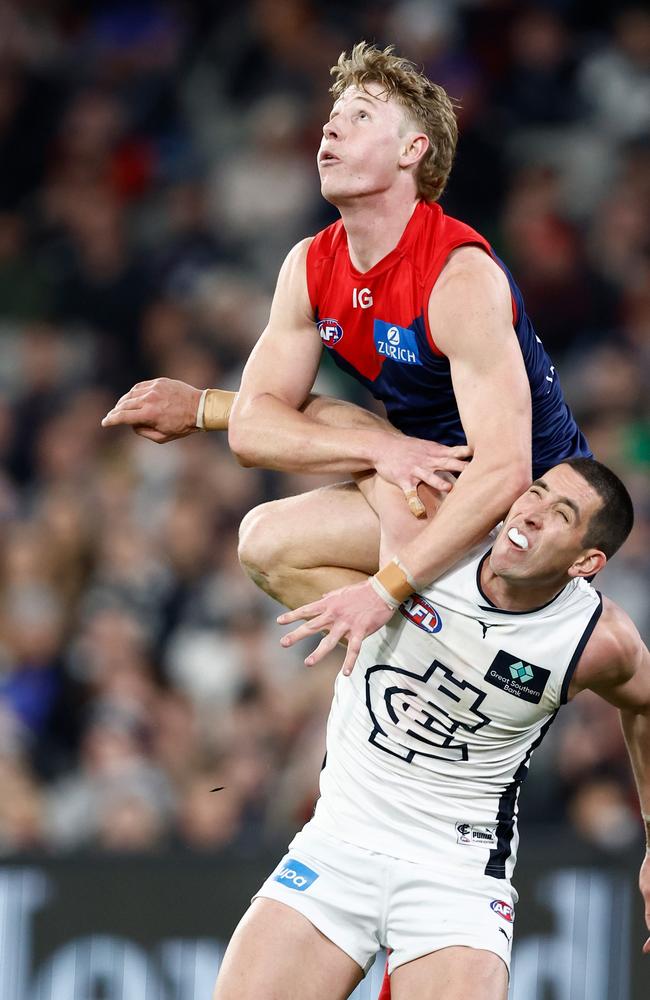 Jacob van Rooyen is the hope. Photo by Michael Willson/AFL Photos via Getty Images.