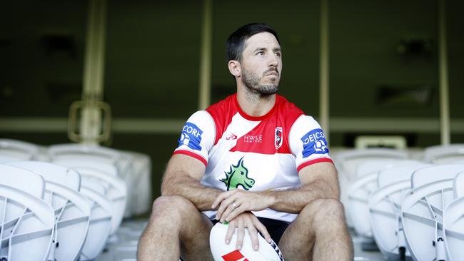 WEEKEND TELEGRAPHS - 9/3/23MUST NOT USE BEFORE CLEARING WITH PIC EDITOR JEFF DARMANIN - St George player Ben Hunt pictured at Netstrata Jubilee Stadium in Kogarah before his first game of NRL season 2023. Picture: Sam Ruttyn