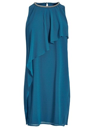 This Grecian-inspired frock will impress. NEXT green dress with embellished neckline $95, next.com.au.