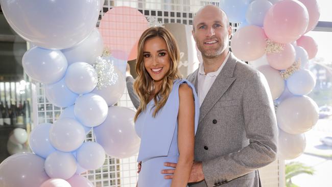 Bec and Chris Judd are selling up in Brighton. Picture: Wayne Taylor.