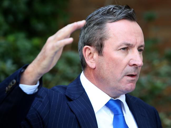 WA Premier Mark McGowan. Picture: Colin Murty