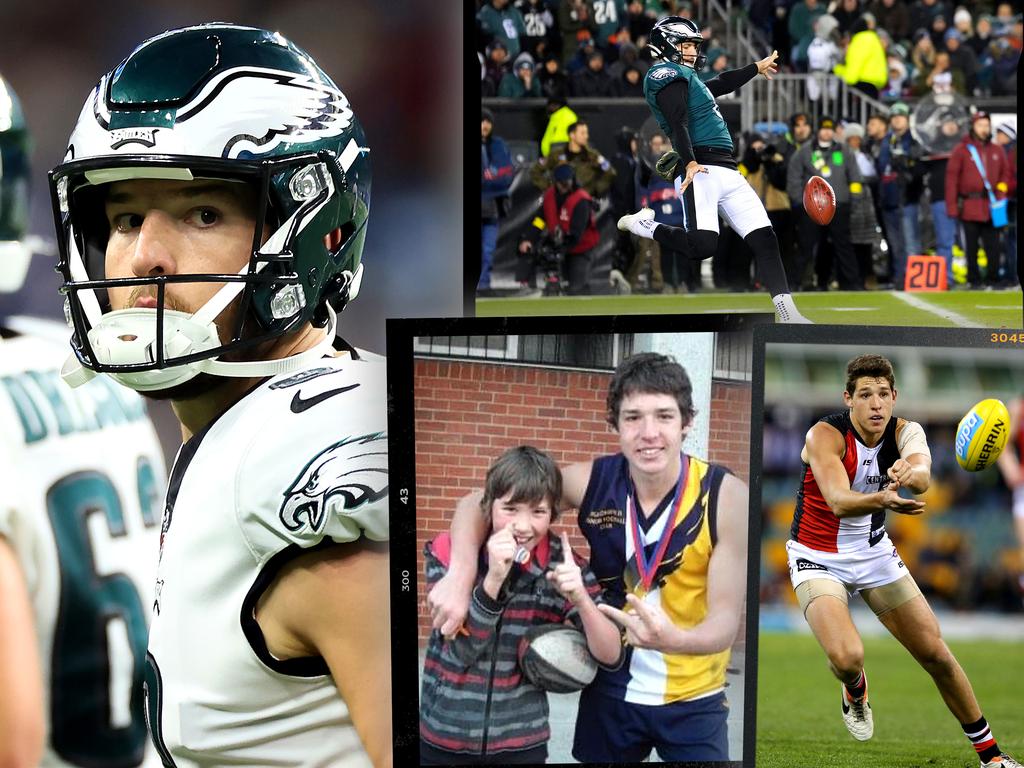 Philadelphia Eagles' Arryn Siposs went from bush footy in Australia, to  college football and NFL Super Bowl