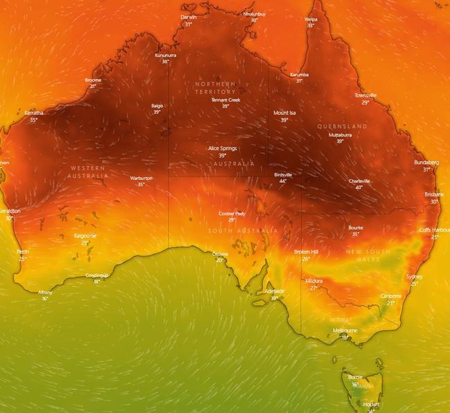 Sydney, Brisbane, Melbourne weather forecast Heatwave spreading across