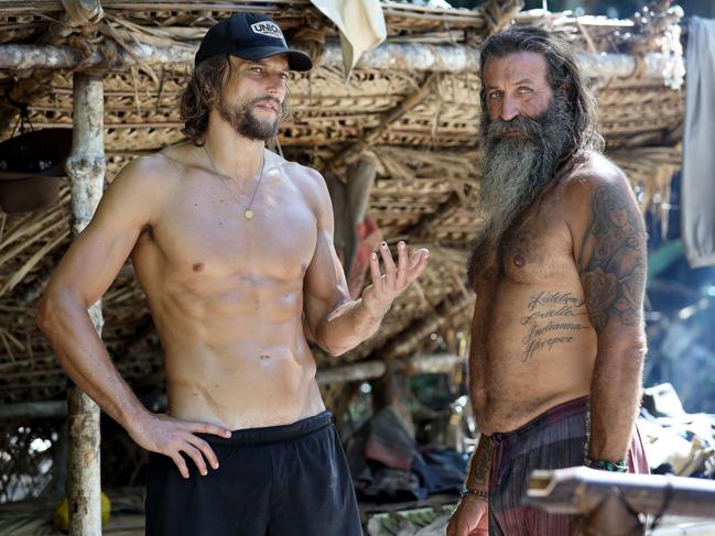 David Genat and Tarzan on Australian Survivor All-Stars