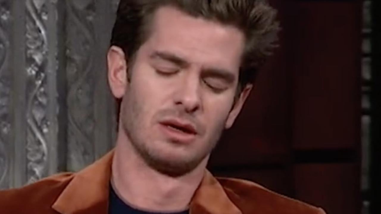 Andrew Garfield explains grief to Stephen Colbert after losing mother ...