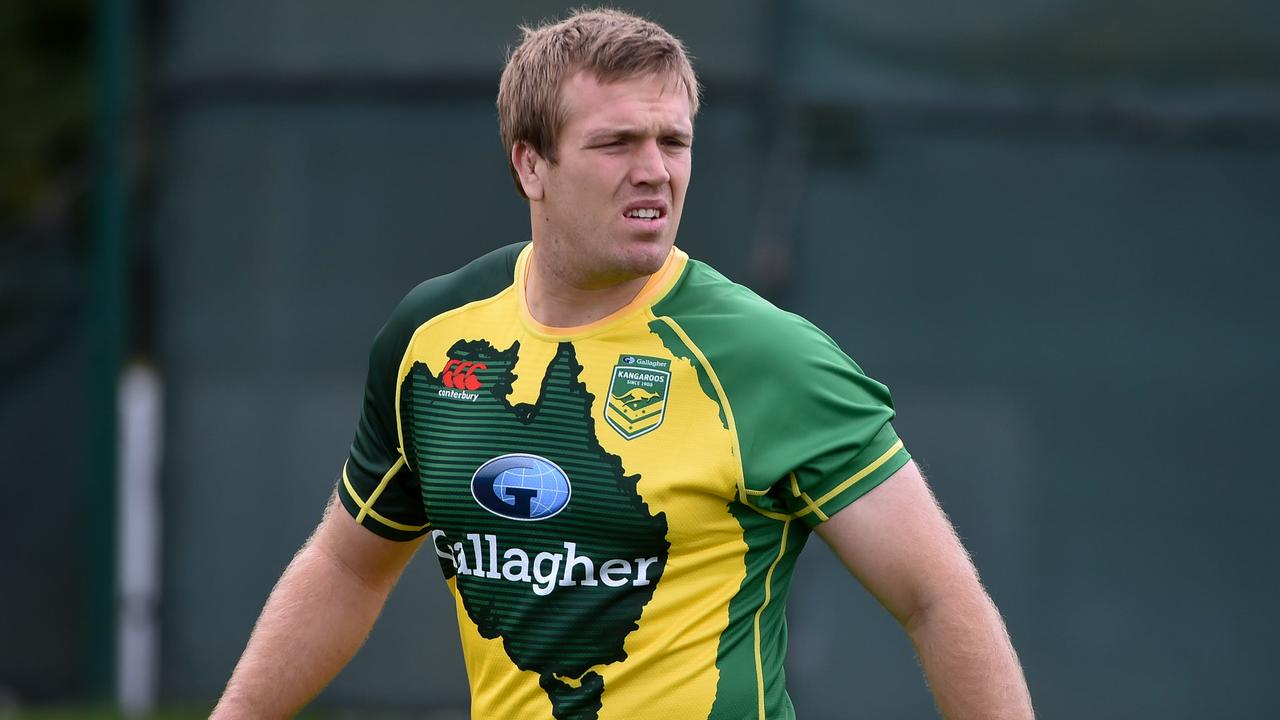 Jake Trbojevic at Kangaroos training. Picture: NRL Photos