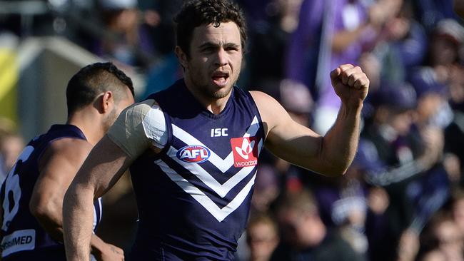 Hayden Ballantyne will return to Fremantle in 2017. Picture: Getty Images.