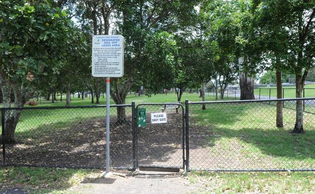 A dedicated dog-walking park has become a no-go zone because of rain. Picture: Jacklyn Wagner