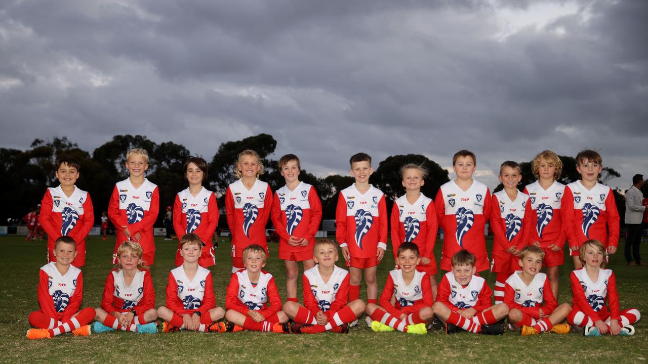 Ocean Grove Allan under-9 football team. Picture: Alison Wynd