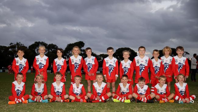 Ocean Grove Allan under-9 football team. Picture: Alison Wynd