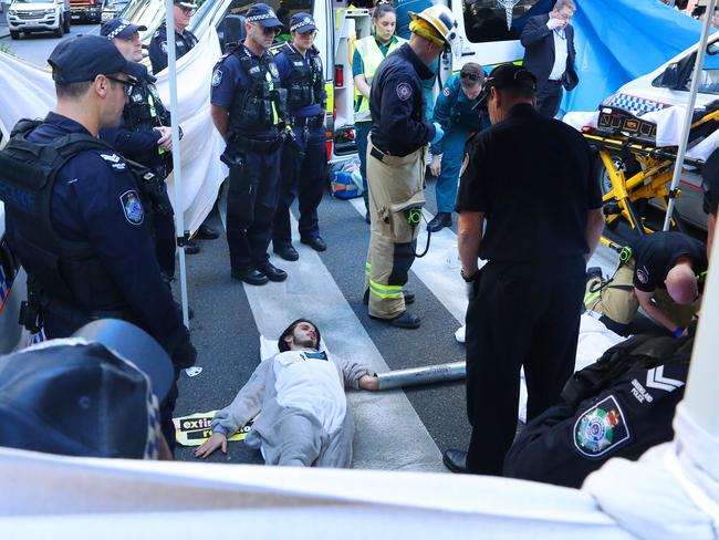 Herbert told the court he was protesting the “planned genocide of life on planet earth”. Picture: Liam Kidston.