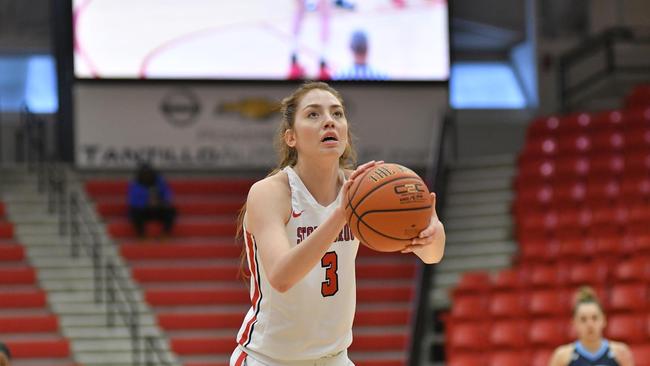 Canadian import Oksana Gouchie-Provencher has taken the NBL1 by storm. Picture: Eastern Mavericks