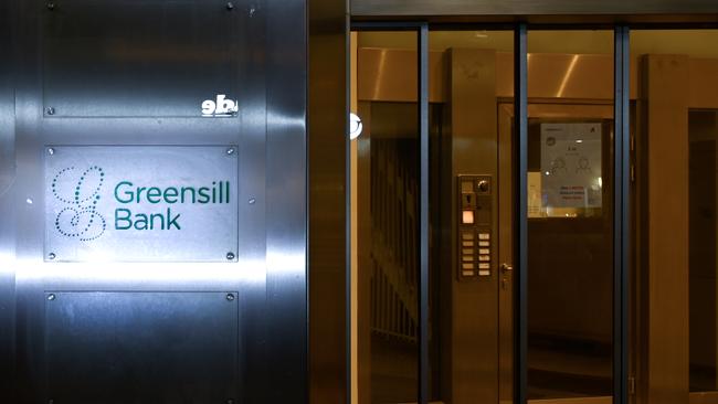 The office building that includes the headquarters of defunct Greensill Bank in Bremen, Germany. Picture: David Hecker/Getty Images