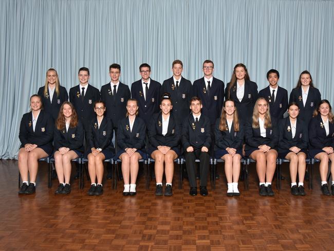 Bowen State High School student leadership team 2020, back from left, Maddison Miller, Craig Maltby, Daniel Wilson, Gregory Reinke, Nathan Homewood, William Atfield, Hannah Jane Jensen, Khoi Tran Dang and Hayley Muir. Front row, Emma Martin, Sarah Riley, Isabel King, Brooke Horstmann, Brodie Ahern, Josh Monsour, Hayley Smith, Ashlyn Hourn, Lillian Markey and Jodie Tilse.