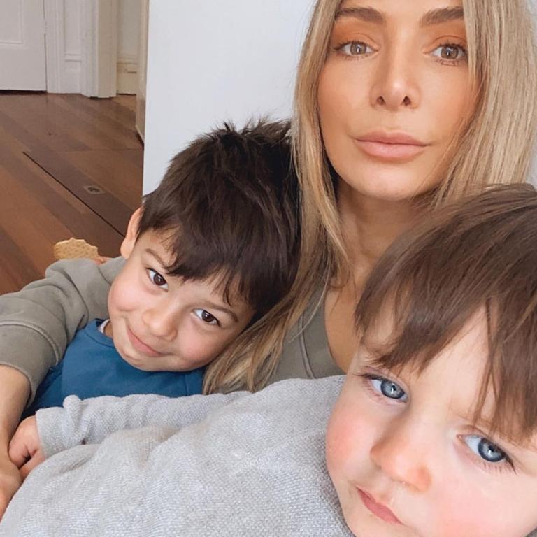 Nadia Bartel will be keeping her last name for the sake of her sons. Picture: Instagram.