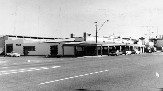 Jaffers Furniture store in 1976 on 32 St Vincent Street in Port Adelaide. Picture: Staff photographer