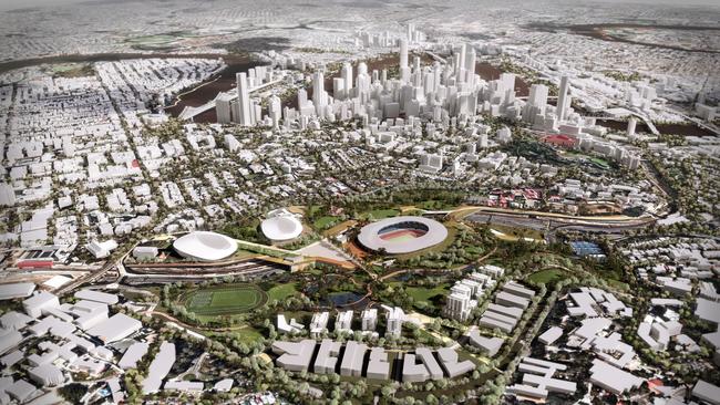 The plans for Brisbane 2032 have been far from smooth. Picture: ARCHIPELAGO