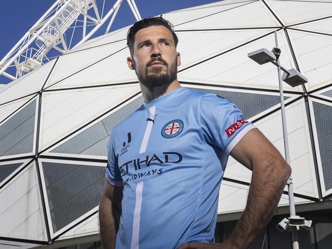 Melbourne City’s Mathew Leckie has missed several weeks with a hamstring injury. Picture: Getty Images