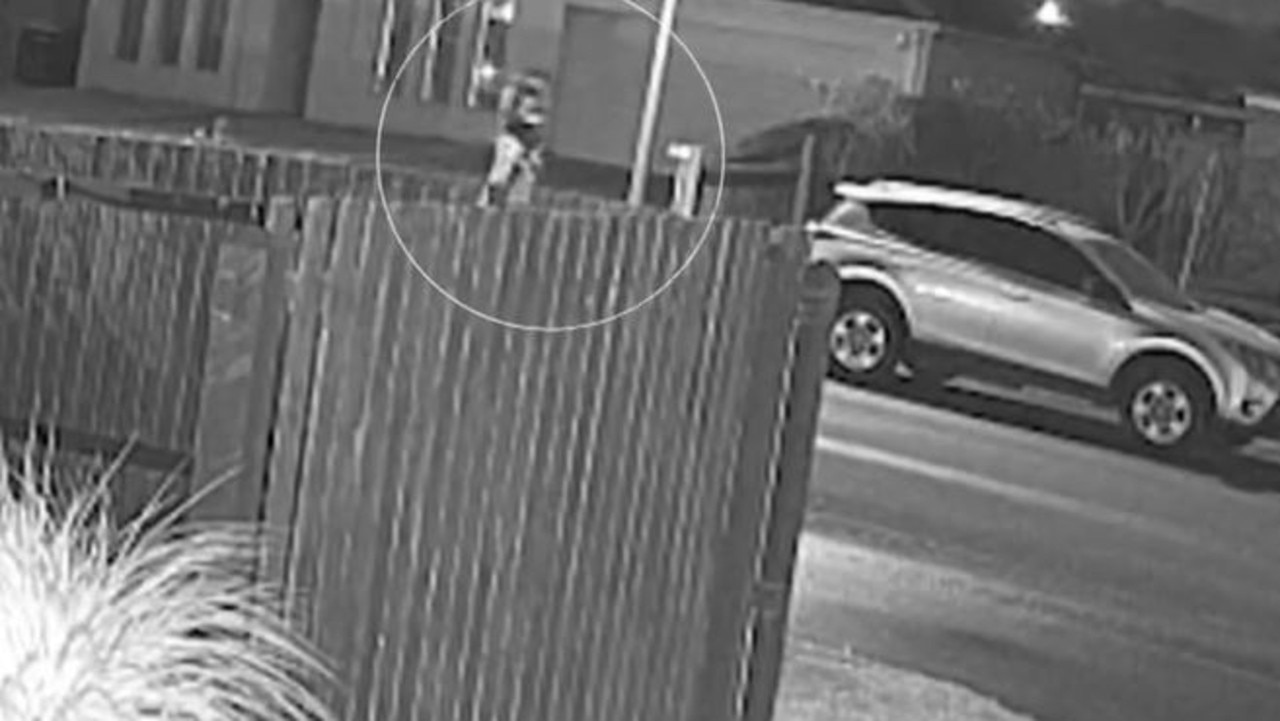 Footage shows a man, alleged to be the driver of a vehicle involved in a brazen hit-run collision in Geelong, walking away from the scene on July 17. Photo: Facebook/Channel 7