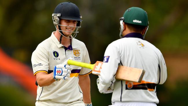 VTCA: Luke Shoesmith walks off after being dismissed.