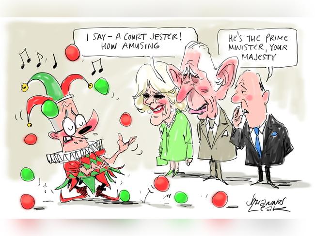 Johannes Leak Commentary Cartoon for 21-10-2024Version: Commentary Cartoon  (1024x768 - Aspect ratio preserved, Canvas added)COPYRIGHT: The Australian's artists each have different copyright agreements in place regarding re-use of their work in other publications.Please seek advice from the artists themselves or the Managing Editor of The Australian regarding re-use.