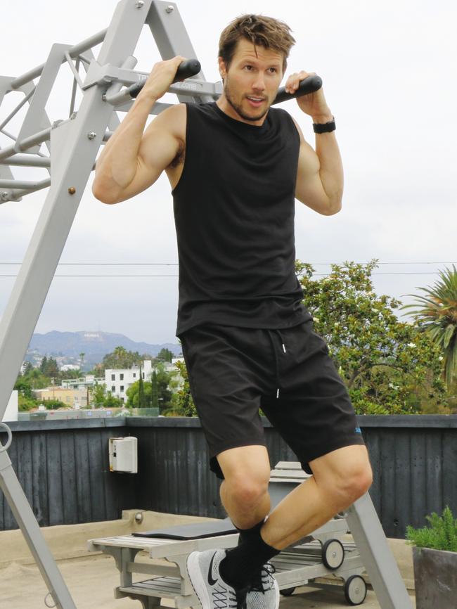 Jason Dundas getting fit.