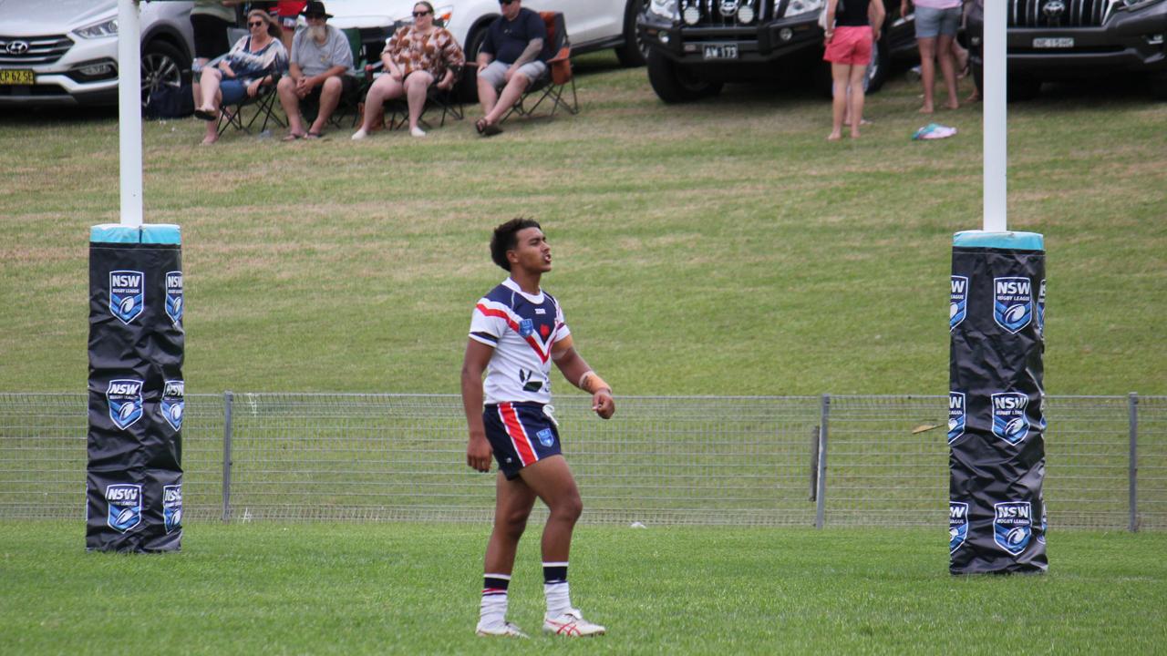 Brooklyn Rosemeyer of the Central Coast Roosters Laurie Daley Cup team. Picture: Kevin Merrigan