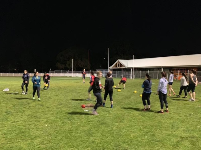 Elsternwick has staged women’s football clinics ahead of introducing a team in 2020.