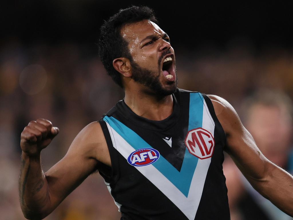 Rioli’s big-game prowess shone through. Picture: James Elsby/AFL Photos via Getty Images