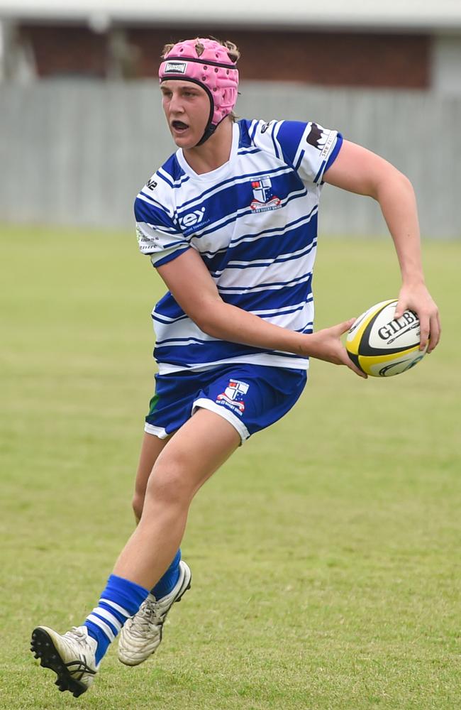 Rugby Union played at Ignatius Park College. Ignatius Park College v Townsville Grammar School. Iggy's Mitchel Waldon