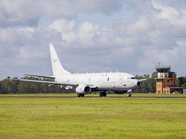 The Australian Defence Force is supporting the Department of Foreign Affairs and Trade (DFAT) coordinated mission to support the Government of Tonga following the underwater volcano on Saturday. Picture: ADF