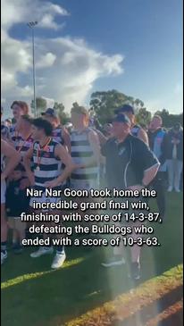 West Gippsland league’s thrilling grand final match Phillip Island Bulldogs V Nar Nar Goon “The Goon” Football Club