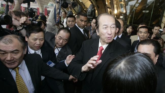 Stanley Ho in Macau, China. Picture: Paul Hilton/Bloomberg News.