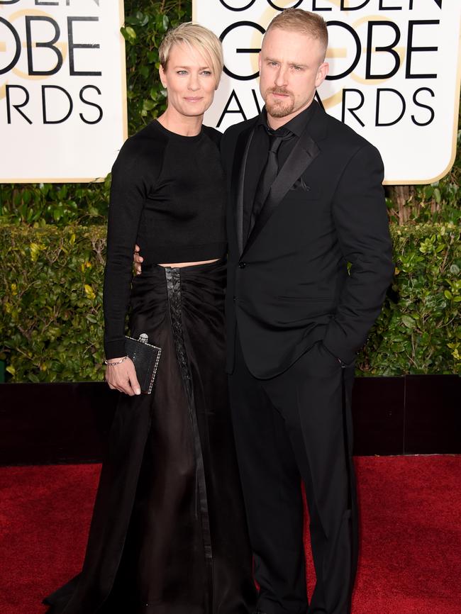 House of Cards actor Robin Wright and Ben Foster.