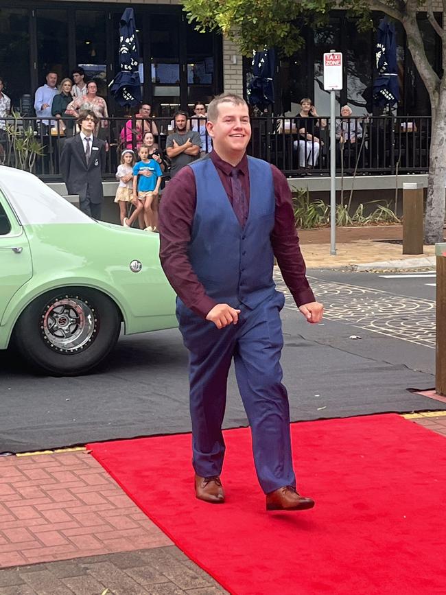 The students arrive at Urangan State High School's formal.