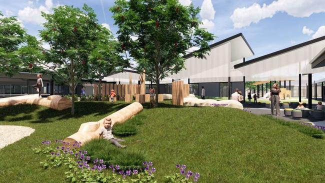 Artist’s impression of the new $140 million super school at Angle Vale. Picture: Supplied