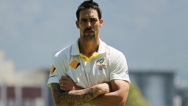 Mitchell Johnson has urged Australia to break from tradition and bowl three spinners. Picture: Getty