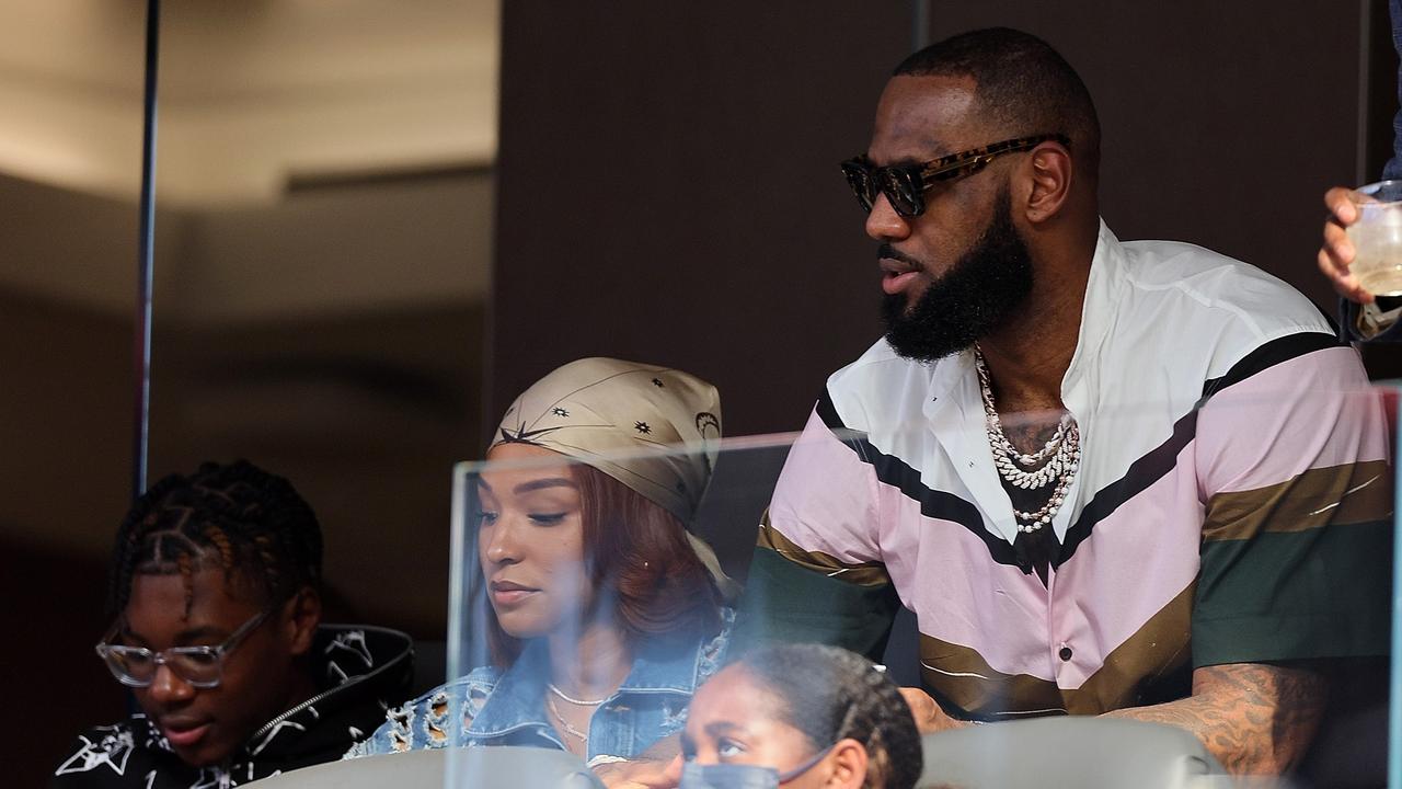 NBA player LebBron James attends Super Bowl LVI. Picture: Andy Lyons/Getty
