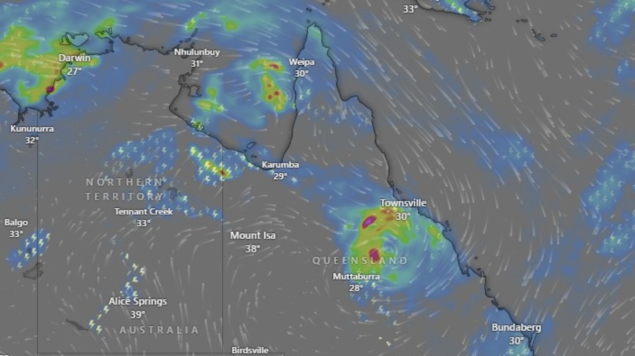 Heavy rainfall and gale-force winds have been forecast for large parts of Queensland, but Brisbane will remain warm and humid, according to the bureau’s outlook. Picture: Supplied