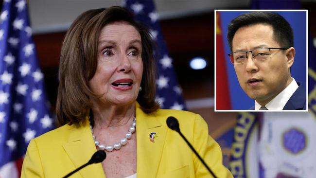 Zhao Lijian, a spokesman for China’s Foreign Ministry, has warned Nancy Pelosi against visiting Taiwan.