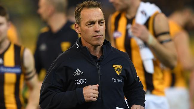 James Sicily says master coach Alastair Clarkson has changed and evolved throughout his time at Hawthorn. Picture: AAP