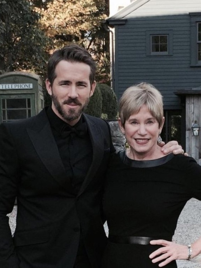 The couple own a stunning property in upstate New York, where Reynolds is seen posing with his mother, Tammy. (Picture: Instagram/Blake Lively)