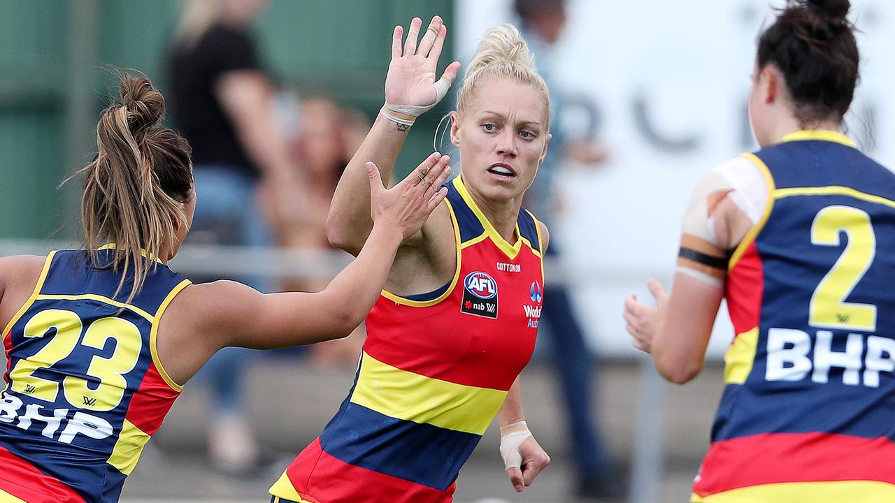 Erin Phillips continues to be a dominant force for the Crows. Picture: Getty Images