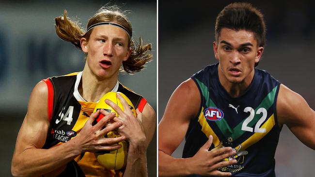 Carlton recruits Billy Wilson and Ashton Moir.